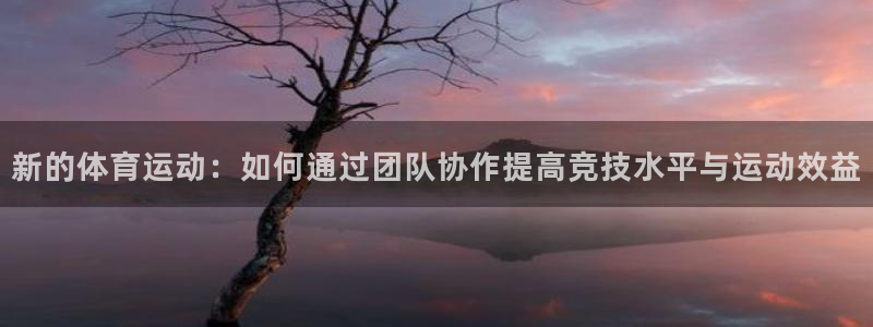 意昂5Kgame2体育：新的体育运动：如何通过团队协作提高竞技水平与运动效益